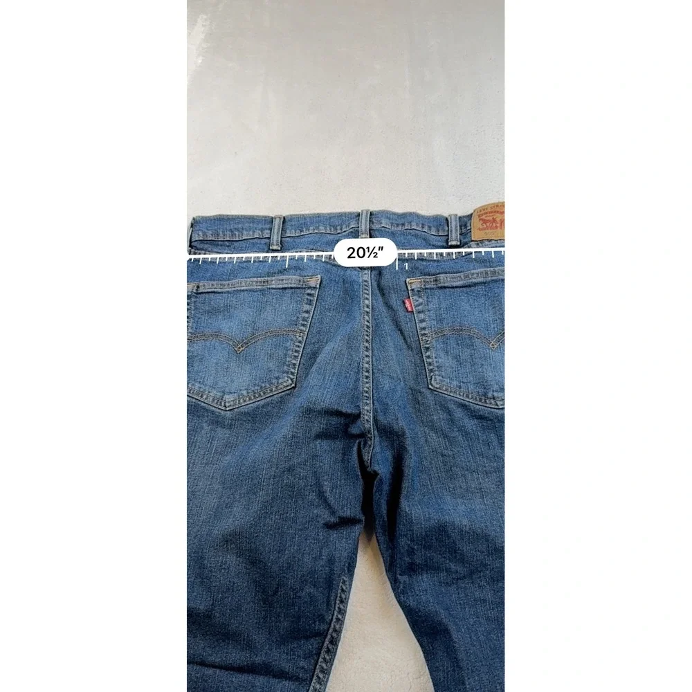 Levi's 505 Regular Fit Jeans Mens W40 L32‎ Blue Denim Classic Style